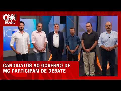 Dívida do estado e desenvolvimento regional dominam debate em MG | CNN NOVO DIA