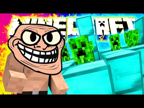 ISOLA DI DIAMANTE e CREEPER INVISIBILI | Minecraft Troll ITA - Ep.14