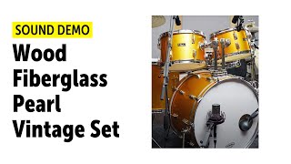Video thumbnail for Pearl Wood Fiberglass 1970s Vintage Drums - Sound Demo by Drums Bonedo