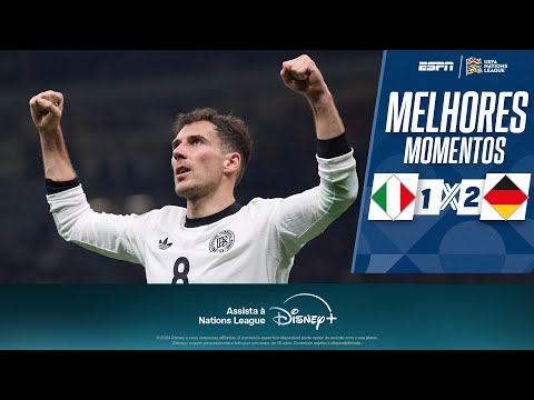 Gols e lances de Itália x Alemanha