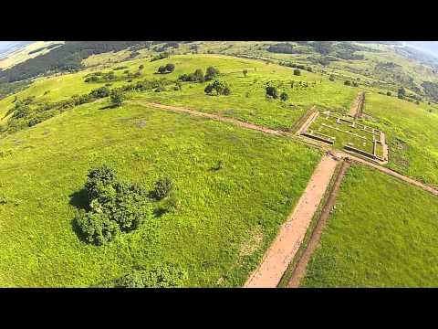 Moigrad Porolissum - Castrele romane - filmare aeriana