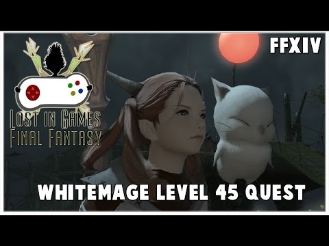 FFXIV: WHM Whitemage/Weißmagier Job Quest Level 45 (Full Gameplay)