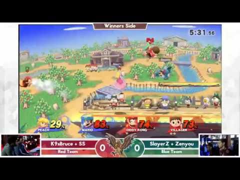 2GGT: Mexico Saga - K9sBruce + SS Vs. SlayerZ + Zenyou Winners Side - Smash Wii U