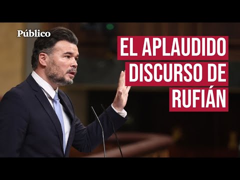 Rufián's renowned speech to the PP and Vox: "When will the motion of no confidence happen?"
