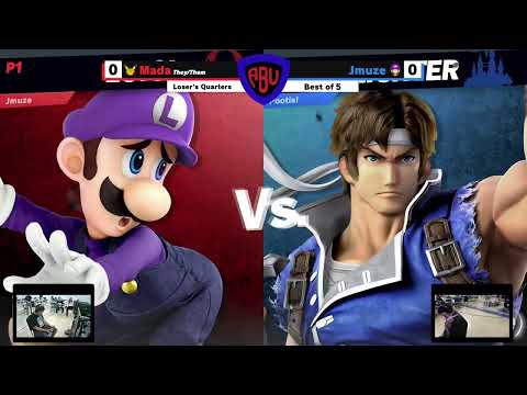ABU 76: Misadventure - Jmuze (Luigi) Vs Mada (Belmonts) - Losers Quarters Top 6