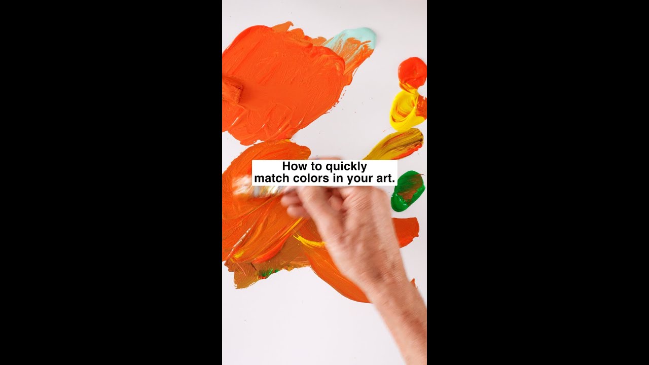 How to quickly match colors in your art