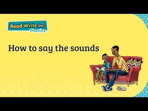 How to help your child to learn the Read Write Inc. Phonics sounds