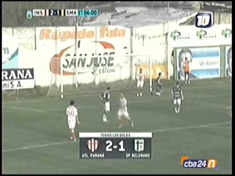 ATL PARANA 2 SPORTIVO BELGRANO 1 NACIONAL B