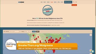 Walgreens Offers Free HIV Testing for National HIV Testing Day