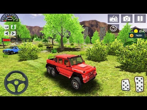 6x6 Off-Road Truck Driving Sim: 2019 Pickup Vehicle - Android Gameplay