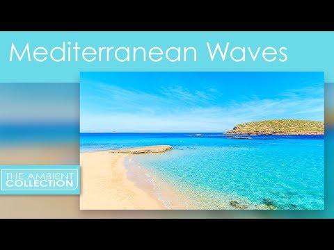 2 Hours of Nature Relaxation, Calming Scenery and Ocean Waves of the Mediterranean Sea