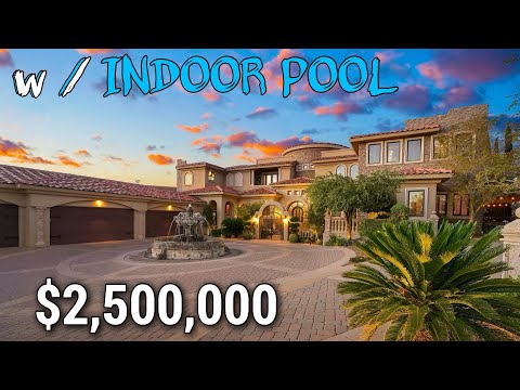 Touring a $2,500,000 MAGNIFICENT Custom-Built Tuscan Home in El Paso Texas!