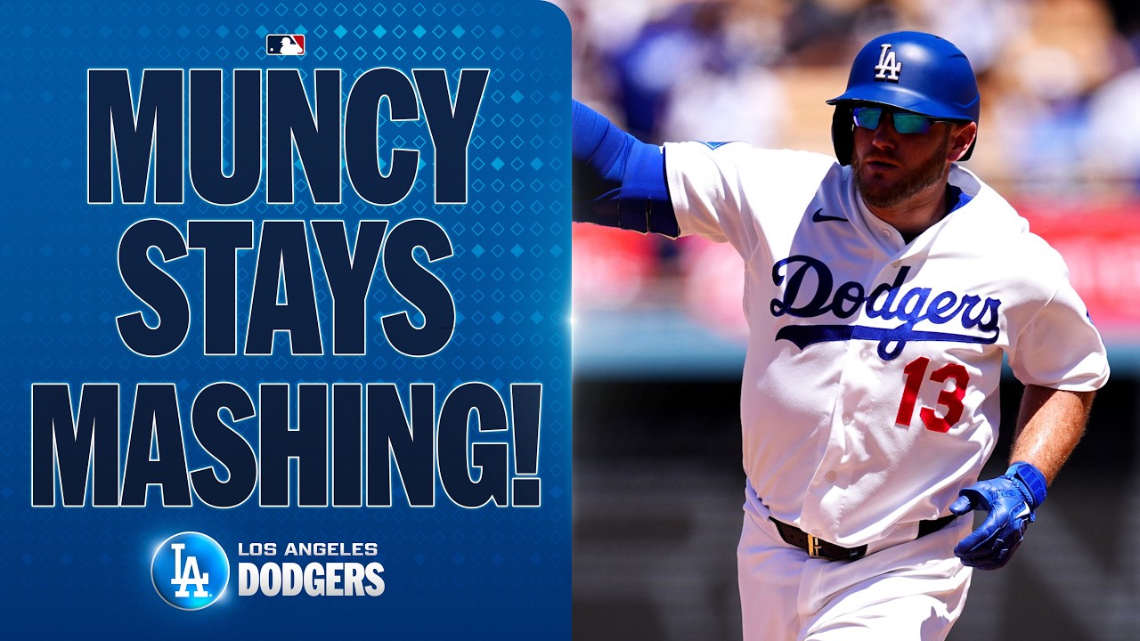 Max Muncy stays HOT with a GAME-TYING HOME RUN for the Dodgers! 😤🔥 (7 HR since All-Star break!)