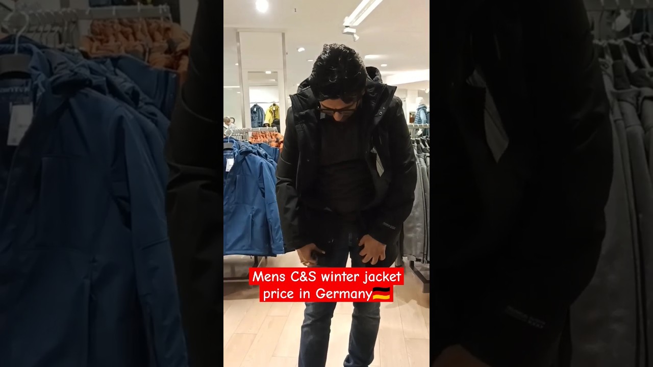 Mens Winter Jacket Price in Germany #shorts #youtubeshorts #reels #winterjackets #wintercollection