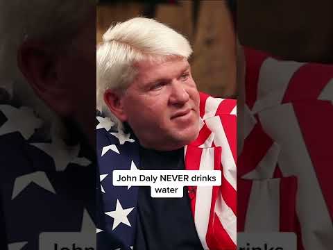 John Daly DOESN'T Drink Water! #Golf #Shorts