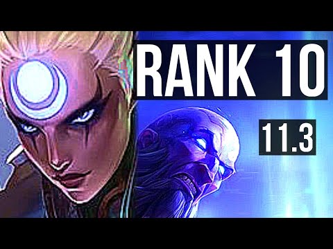 DIANA vs RYZE (MID) | Rank 1 Diana, 11/2/8, Rank 10, 500+ games | EUW Challenger | v11.3