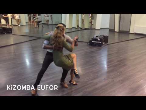kizomba class - aula - урок - with Alan Eufor & Anna laguer