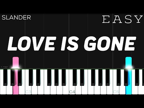 SLANDER - Love Is Gone ft. Dylan Matthew | EASY Piano Tutorial