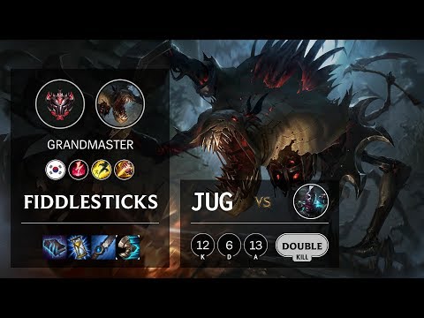Fiddlesticks Jungle vs Ekko - KR Grandmaster Patch 10.7