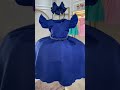 Vestido Infantil Azul Royal Busto Nervura Com Pérolas Festas - Azul Royal