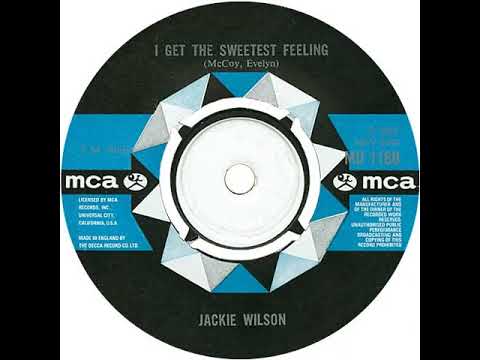 UK New Entry 1972 (145) Jackie Wilson - I Get The Sweetest Feeling