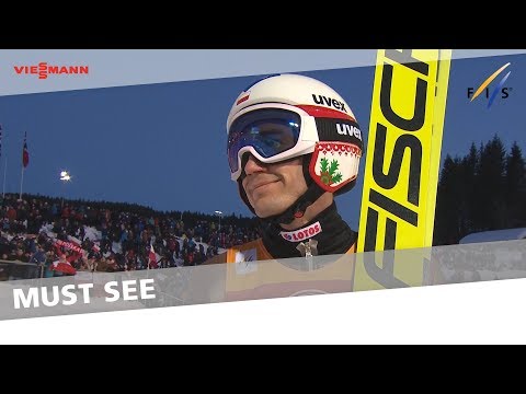 1st place for Kamil Stoch in Large Hill - Trondheim - Ski Jumping - 2017/18
