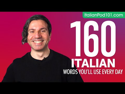160 Italian Words You'll Use Every Day - Basic Vocabulary #56