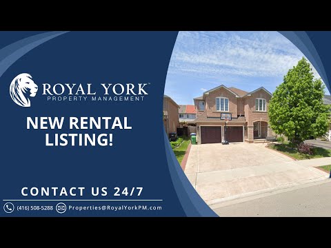 4 BED + DEN 2.5 BATH - MULTI UNIT - ABOVE GROUND FOR RENT - BOTAVIA DOWNS DRIVE, BRAMPTON, ONTARIO