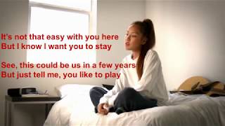Helplessly Tatiana Manaois - Lyrics Video