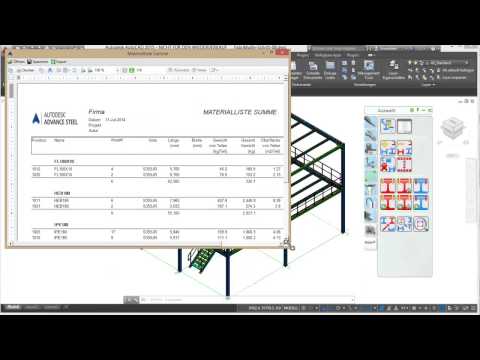 Erstellen einer Fabrikhalle mit Autodesk Advance Steel - Schritt 8/9