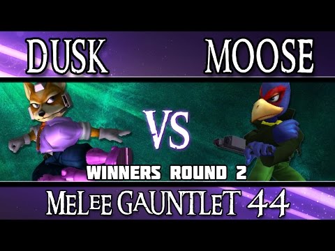 Melee Gauntlet 44 - Dusk (Fox) vs Moose (Falco)