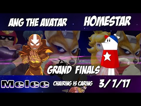 Chairing is Caring 3/7/17 - Homestar (Peach) vs. Ang the Avatar (Fox) - SSBM Grand Finals