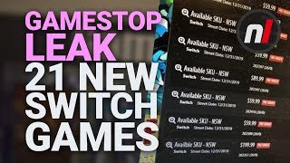 GameStop Server Lists 21 New Unannounced Nintendo Switch Games Before E3