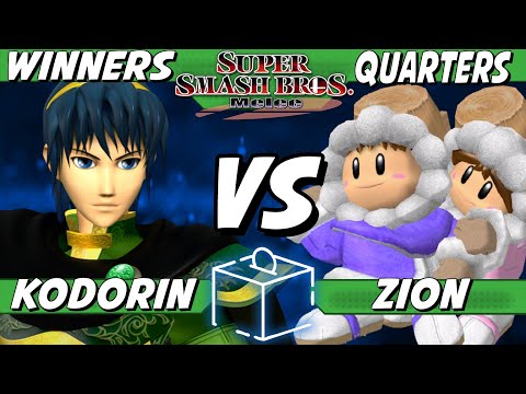 Coinbox 54 - Kodorin (Marth) vs Zion (ICs) Winners Quarters - Smash Melee