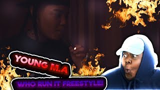 HER&#39;S IS BETTER THAN GHERBO&#39;S! Young M.A &quot;Who Run It&quot; Freestyle REACTION!!!