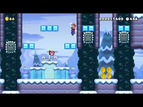 SLW 3-2: Smooth Icebreakers by FlowArt - Super Mario Maker 2 - No Commentary 1bz