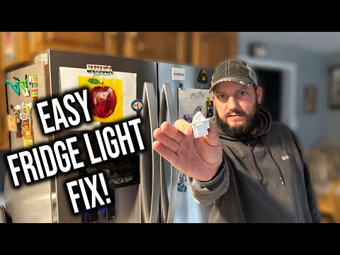 Fridge Light Not Working?  How to Replace Refrigerator Door Light Switch