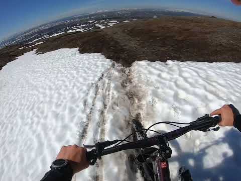 Bringen Selbu. MTB Crash . Norwegian nature