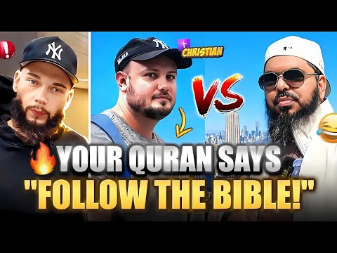 🇺🇸😅🔥NYC STREET DEBATE‼️Christian REGRETS Debating These 2 Muslims ft. @CentralDawahOfficial 