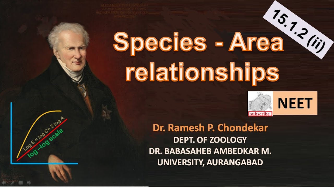 Species area relationships | NEET| NCERT