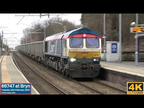 66747 at Bryn - 23rd February 2021