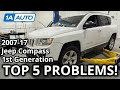 Top 5 Problems Jeep Compass SUV 1st Generation 2007 2017