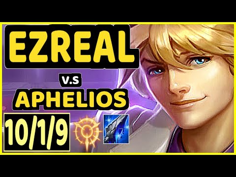 COMP (EZREAL) vs APHELIOS - 10/1/9 KDA BOTTOM ADC CHALLENGER GAMEPLAY - EUW