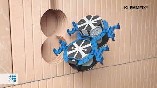Plaster-free installation with KLEMMFIX®