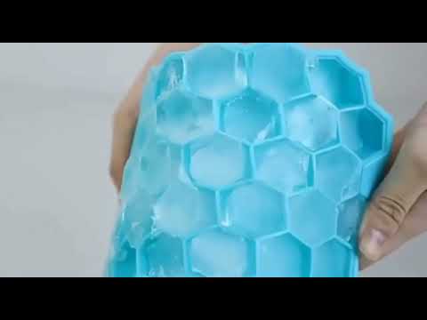 Honeycomb 37 Cubes Silicone Ice Cube Tray Without Lid