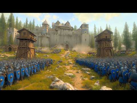 3000 vs 3000 Epic Castle Siege – Sturgians vs Vlandians | Mount & Blade 2 Bannerlord