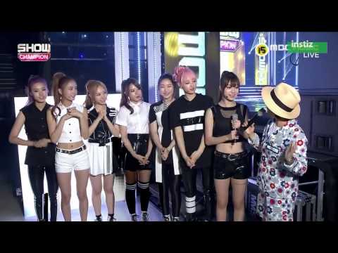 150722 SONAMOO, NC.A & Hello Venus - Interview @ Show Champion