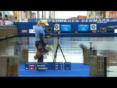 Ivana Buden v Camilla Soemod – compound women semifinal | Copenhagen 2009 Archery World Cup Final