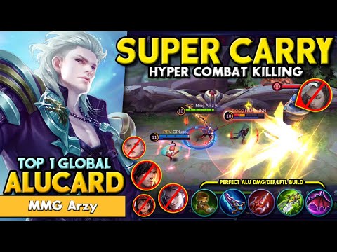 WIPEOUT 5 DMG Dealers! Brutal Slasher! Top 1 Global Alucard Arzy Build 2021! Arzy Alucard Gameplay