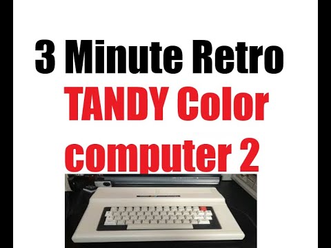 3 Minute Retro   Tandy Color computer 2